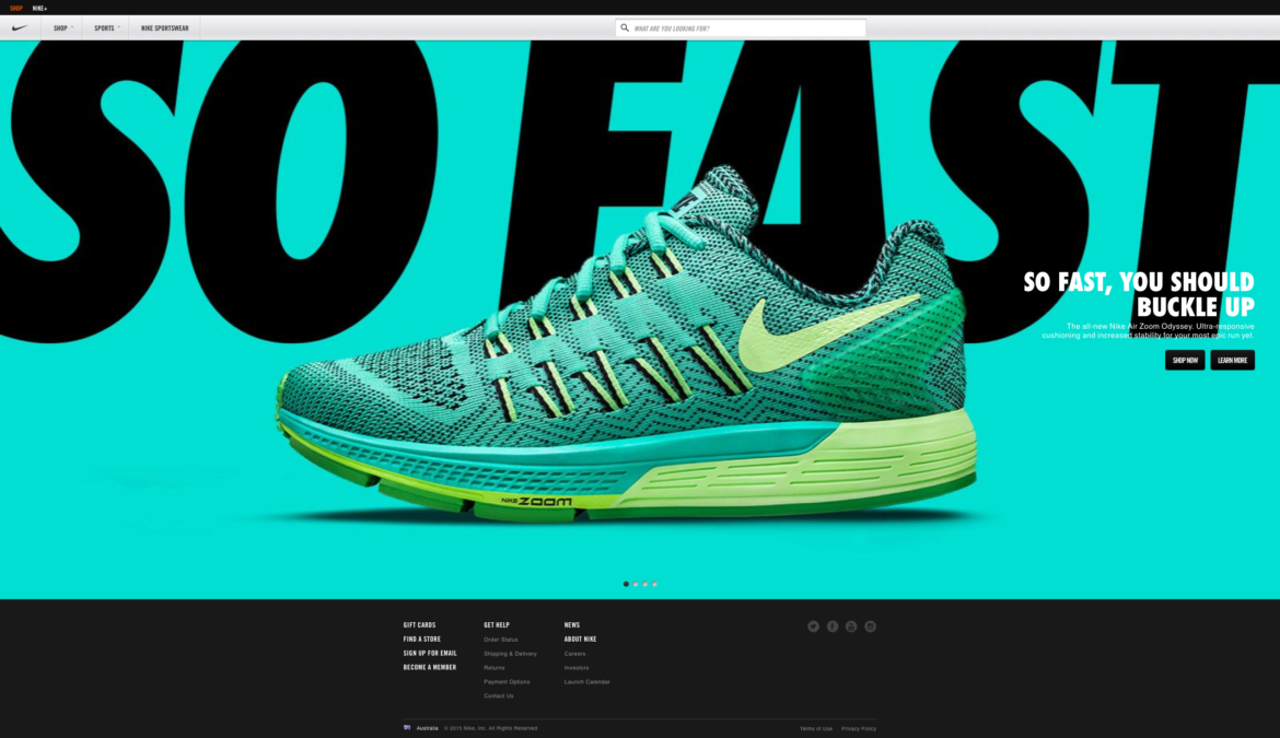 nike website